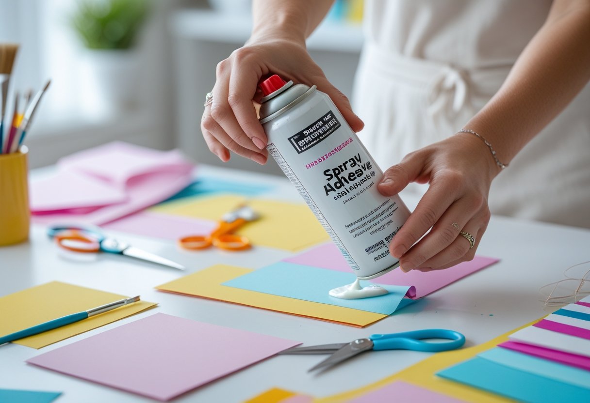 Saadan bruger du spraylim til kreative projekter der inspirerer